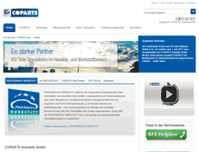 Tablet Screenshot of coparts.de